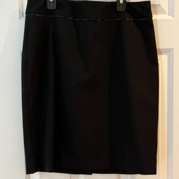 Vineyard Vines Pencil Skirl Wool Blend Lined Kick Pleat Women's Size 6 - Picture 1 of 10